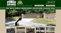 Desktop Screenshot of fencebuildersinc.com